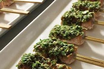 Pea and Salmon Pops