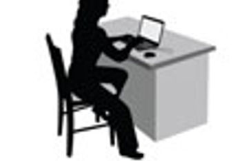 Laptop lady icon img1