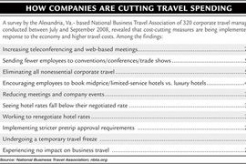 How Companies Are Cutting Travel Spending