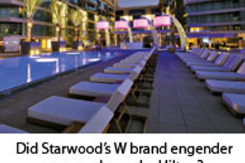 Starwood's W poolside