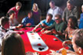 A poker-themed event I1