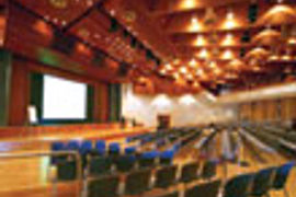 Proper chair placement and lighting at a meeting venue thumbnail
