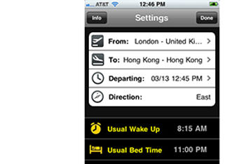 This App Zaps Jet Lag