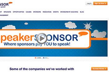 Speaker/Sponsor Site