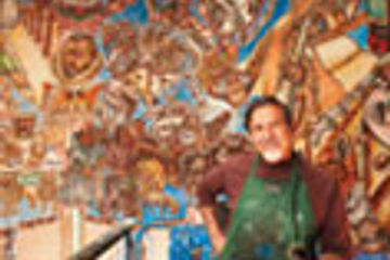 Fresco at Albuquerques National Hispanic Cultural Center thumbnail