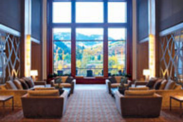 The lobby of the Westin