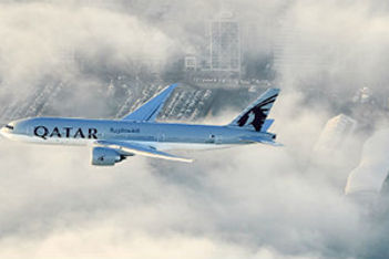 Qatar-to-Auckland-New Zealand-plane