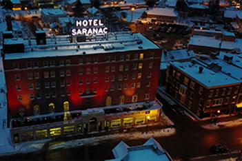 Upstate New York's Hotel Saranac Reopens Following Four-Year Restoration