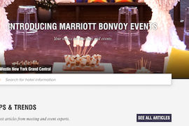 Marriott Bonvoy Events meeting planner portal