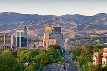 Boise Idaho municipal city view