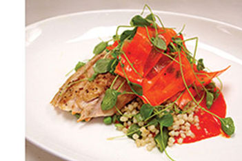 Baltimore Marriott Rock fish plate