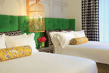 boutique Hotel Monaco Pittsburgh guest room