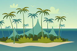 Incentive Trends island illustration