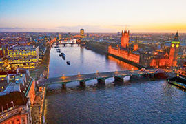 London aerial view