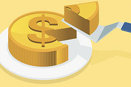 Money pie opener stock