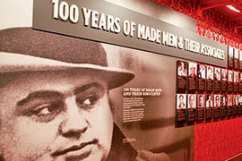 Mob Museum wall