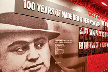 Mob Museum wall