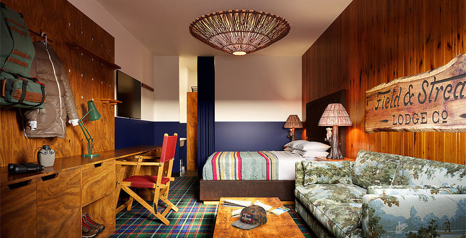 The Mountain King guest room will be one of the options at the Field & Stream Lodge in Bozeman, Mont.
