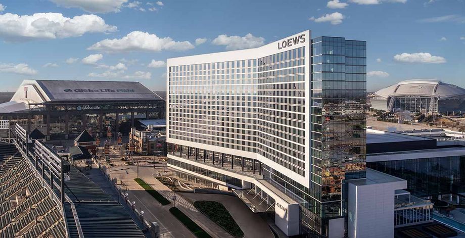 loews arlington hotel exterior