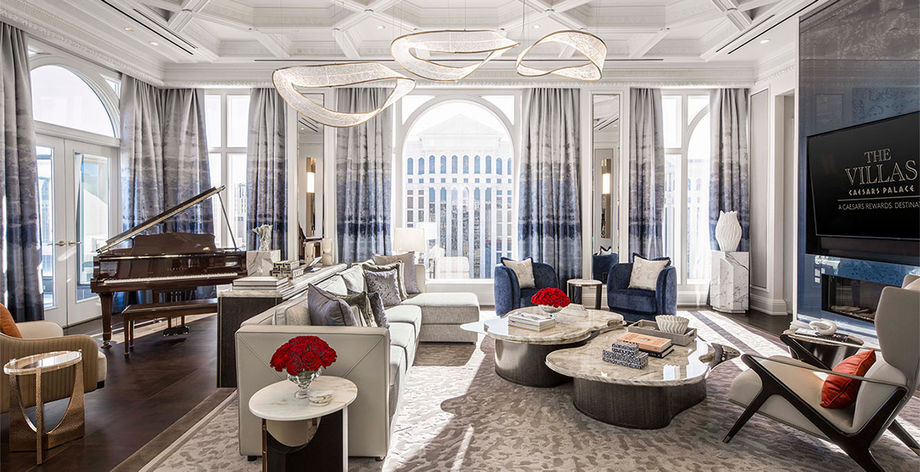 Presidential Villa Living Room Caesars Palace