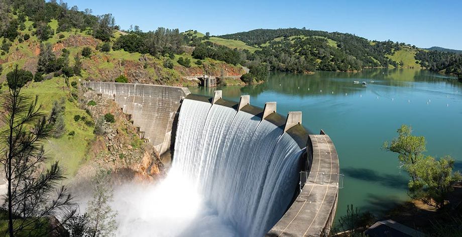 Englebright Dam Yuba River California