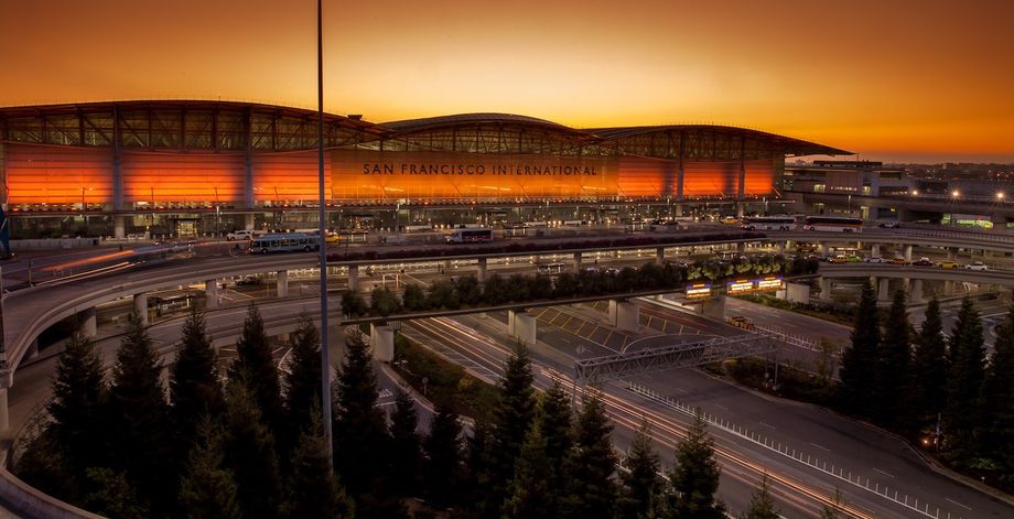 SFO Terminal Sunrise