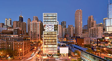 Godfrey Hotel Chicago night city