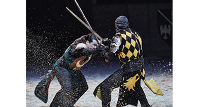 Medieval Times knights duel