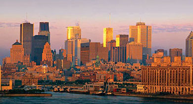 Montreal city skyline