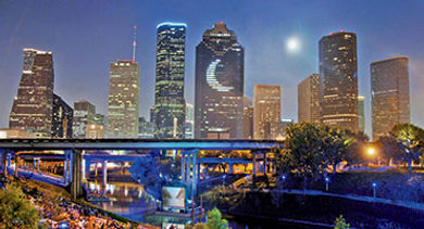 Houston city night