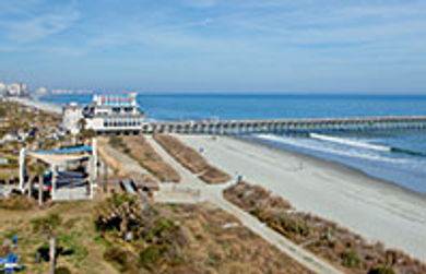 Myrtle Beach's 2nd Avenue Pier
features the Pier House Restaurant.