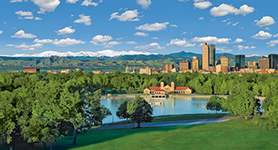 Denver day skyline Denver day skyline
