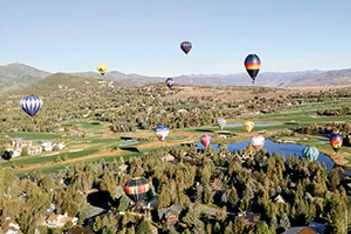 Wasatch Mountains ballooning festival