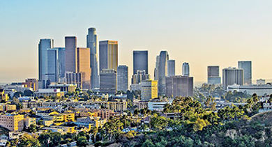 Los Angeles city skyline