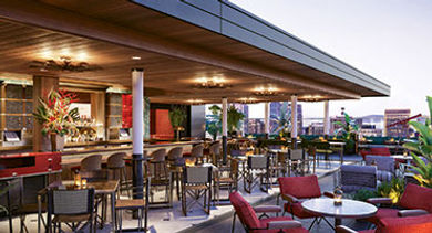 Yerba Buena Gardens rooftop bar