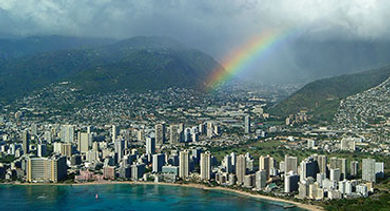 Hawaiian coast rainbow opener