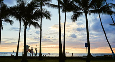 Hawaiian sunset opener
