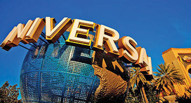 Universal Orlando Resort globe Universal Orlando Resort globe