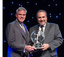 Craig Davis, president and CEO of Visit Pittsburgh, and Randy A. Garfield, executive vice president, worldwide sales and travel operations, Disney Destinations and president of the Walt Disney Travel 