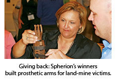 Spherion arm