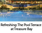 The Pool Terrace at Treasure Bay