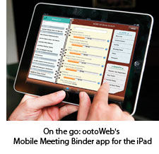 ootoWebs Mobile Meeting Binder app