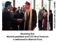 Marriott president and COO Arne Sorenson at Marriott Pune