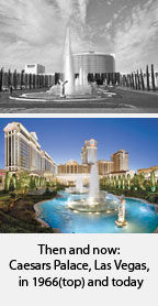 Then and now Caesars Palace