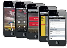 Ipod Touch displaying apps