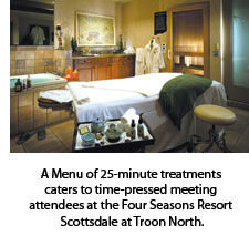 Spa room at the Four Seasons Resort Scottsdale