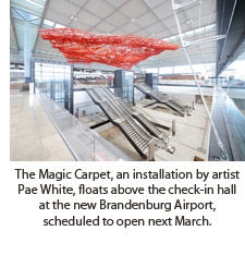 Sculpture at Berlin's new airport
