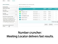 Meeting Locator browser