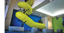 Fun slide at Box