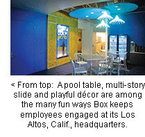 Playful decor at Box